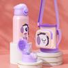 316 Stainless Steel Children's Thermos Cup with Straw Water Cup with Handle Portable Cup High Value Bouncing Cup