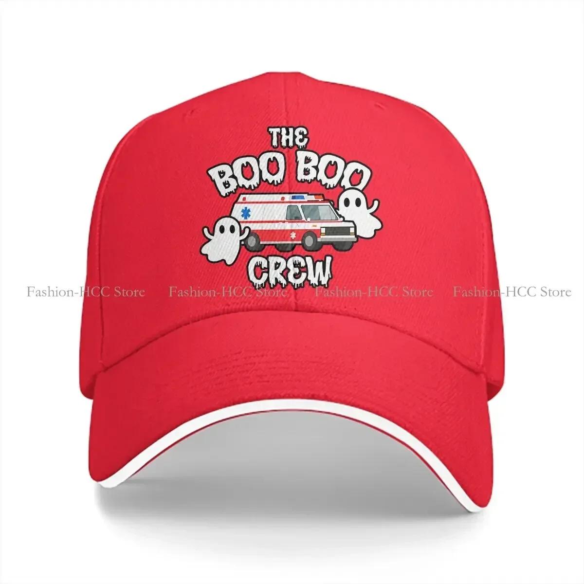 

Washed Unisexs Baseball Cap EMS EMT Paramedic Boo Boo Crew Halloween Trucker Snapback Caps Dad Hat Ambulance Ambulances One Size
