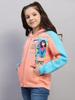 MONTE CARLO Girl Regular Fit Peach Sweatshirt