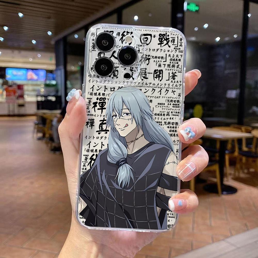 

Jujutsu Kaisens Gojos Sugurus Phone Case for iPhone 17 Air 16 15 14 Plus 13 12 11 Pro Max X Xs XR 8 e Soft TPU Transparent Cover iPhone 13