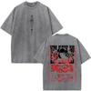 321. T-shirt Lavata Vintage Lavata Anime Vinland Saga Manga Thorfinn Karlsefni T-shirt Uomo Donna Estate Moda Casual Girocollo T-shirt Oversize oversize