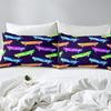 Hip Hop Skateboard Pattern Sheet Three-Piece Digital Printed Sheet Bedding Set Adult Children