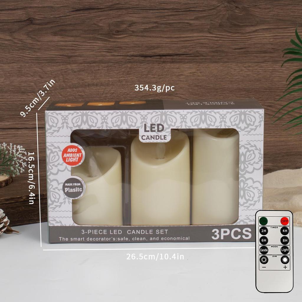Flameless LED Swaying Candle: Romantic Birthday Concert Simulation
