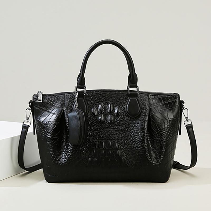 Handbag Crocodile Pattern Women's Bag Large-capacity European and American Fashion Tote Bag Commuter Shoulder Bag Women