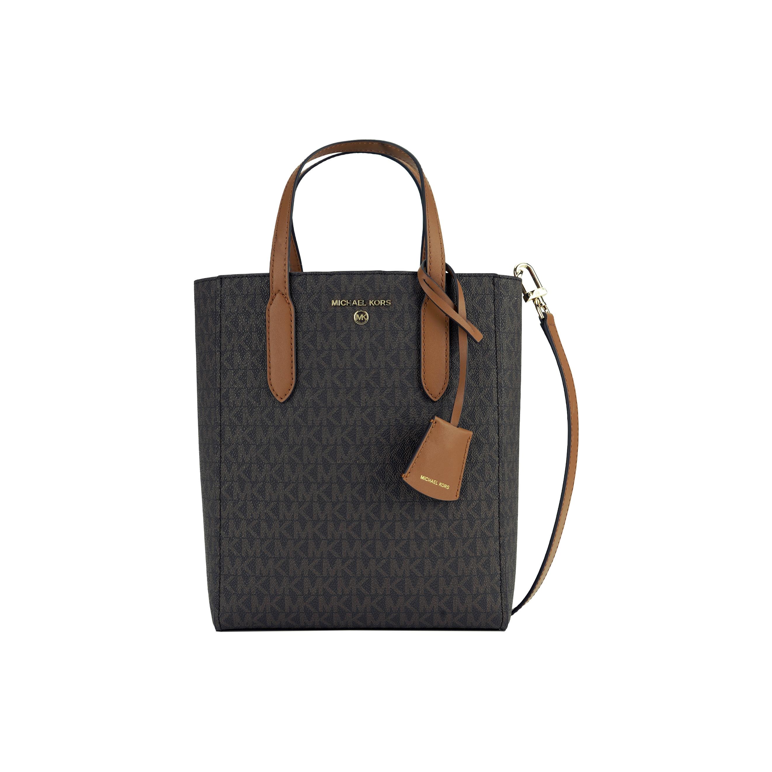 

Michael Kors MK Sinclair Vintage Monogram Color Block Tote Bag Women Tote Bags Acorn-Brown Brown 30T1G5ST0B-252 Basic Set (Bag+Dust Bag)