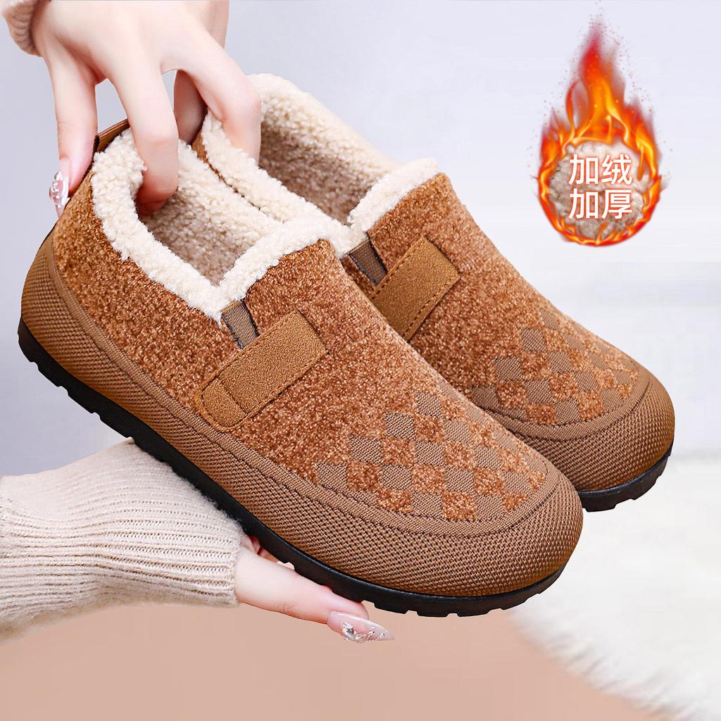 Cotton Shoes Women's New Fashion Snow Boots Women's Boots Comfortable Piled Thickened Cotton Boots Warm Boots Women's Lightweight Short Boots