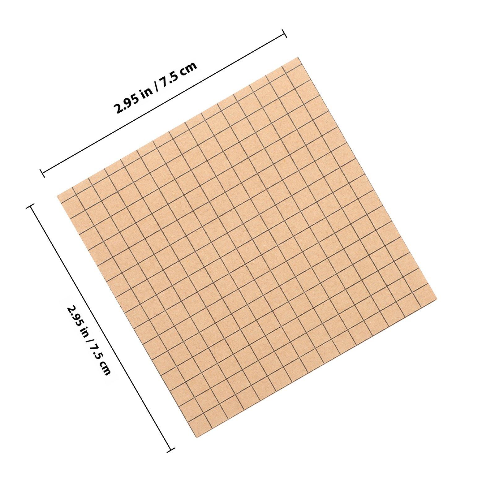8 Memo Pads Note Accessories Multi-Function Note Stickers Daily Use Portable Office School Study Compact Memo коричневый