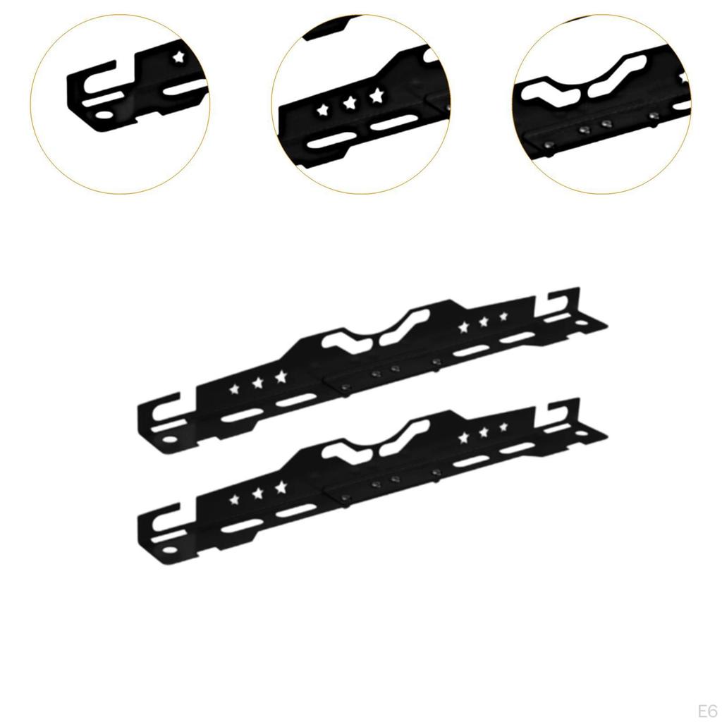 2 stk Kraftige Hjulstillingsverktøy Tåvinkelverktøy Plater Dekkreparasjon Aluminiumslegering for