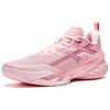 Anta Cushioning Slip Resistant Anti Rollover Low top Basketball Shoes Men's Pink 912541602Q-4