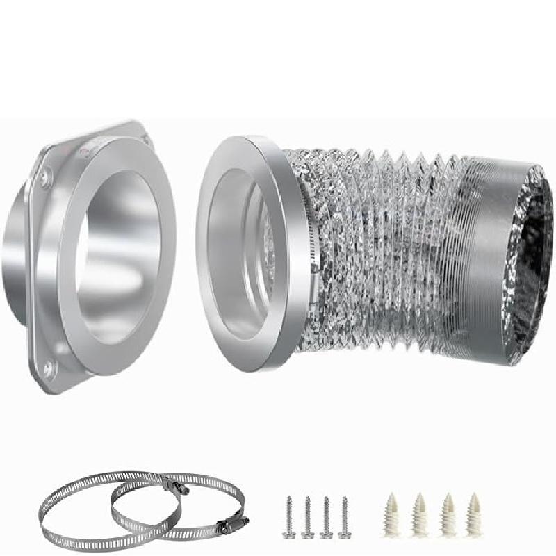 180 Degree Magnetic Dryer Exhaust Connector, Sealed Dryer Vent Adapter