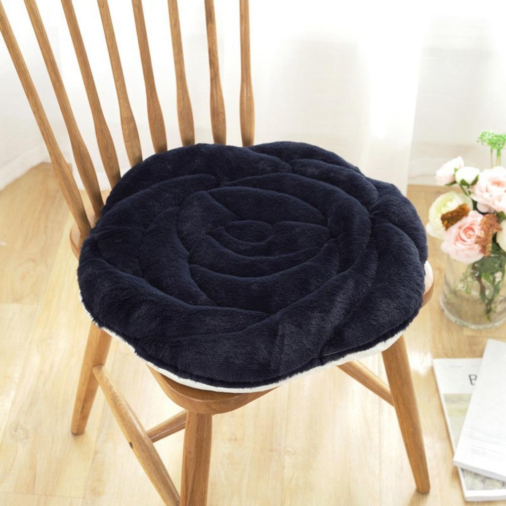 Quilted Seat Cushion Thickened Tatami Sofa Cushion Home Decoration Rose Shaped Chair Cushion  Floor