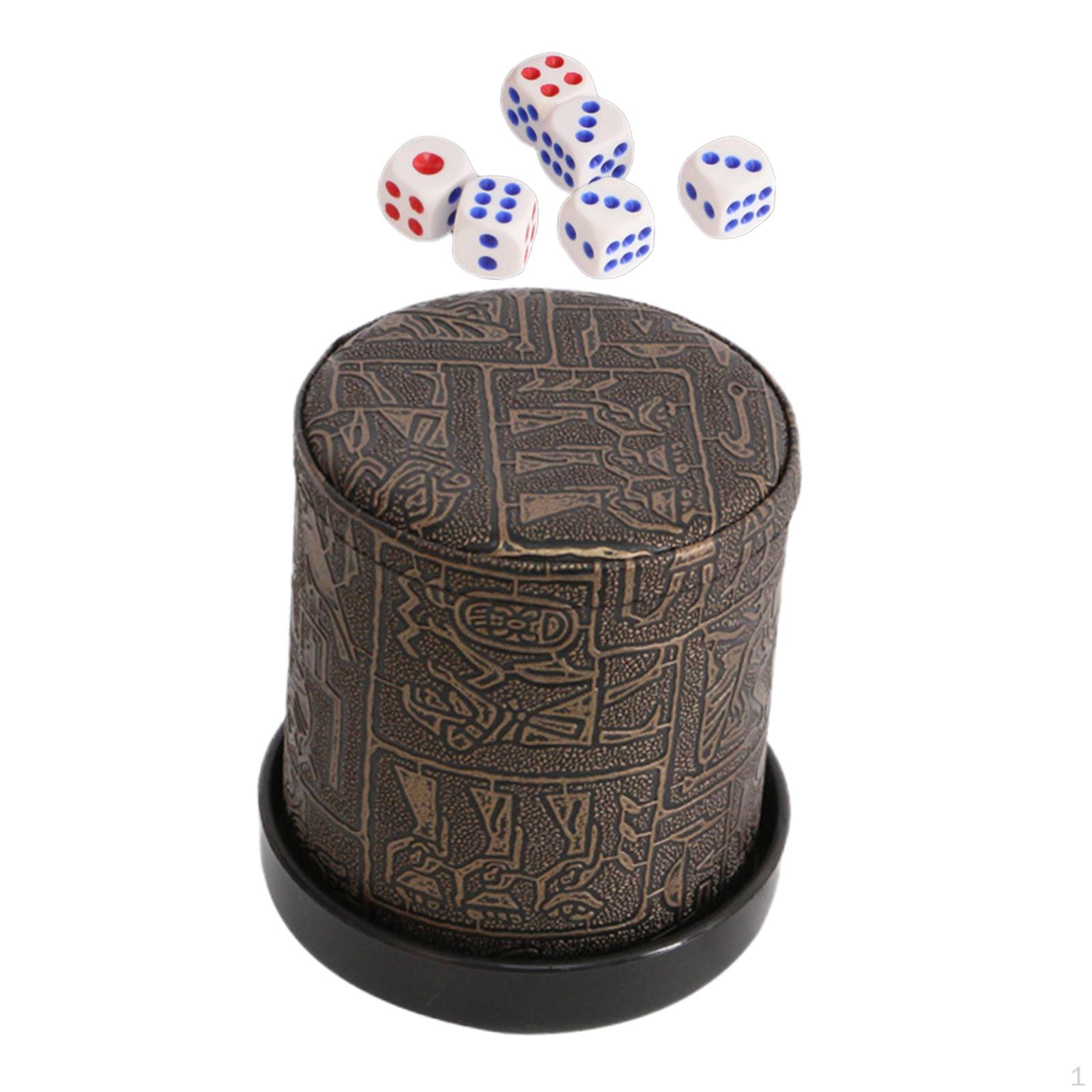 Набор стаканов для костей для игровых вечеров Brown