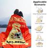 San Francisco Football Personalized Name Blanket Lightweight Customizable Blanket Soft Warm Cozy Great for Living Room Office Bedding Nap