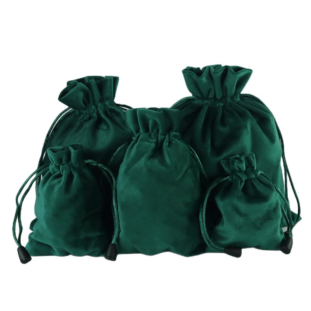 5 Stück quadratische Mehrzwecktaschen mit Kordelzug, Samtbeutel für Geschenkschmuck-Display, Verpackungstaschen und Beutel, Aufbewahrung von Brettspielen