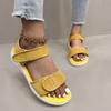 Women's Summer Platform Beach Sandals Adjustable Hook and Loop Sports Sandals Lightweight Non-Slip Sole Comfortable Fit