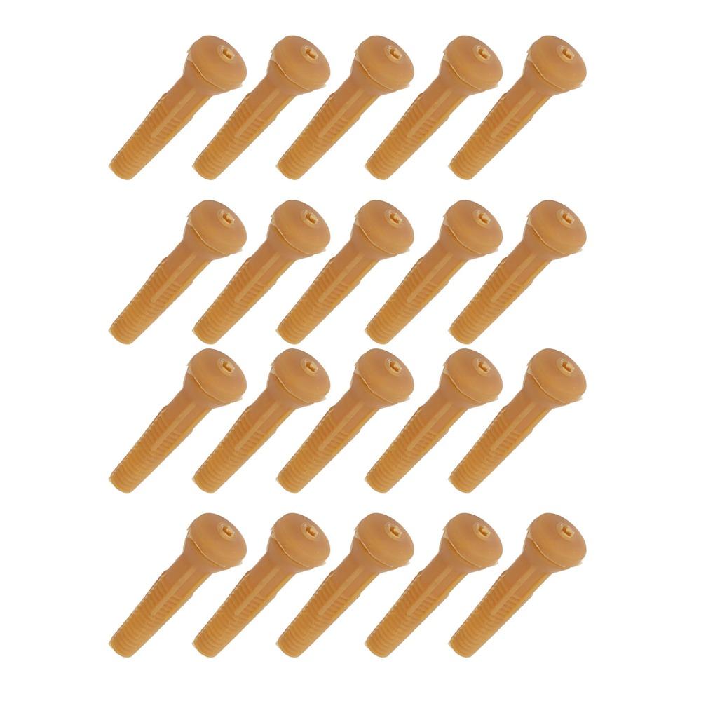 20pcs Rubber Chicken Plucker Finger Yellow Plucker Machine Accessories Poultry Processing