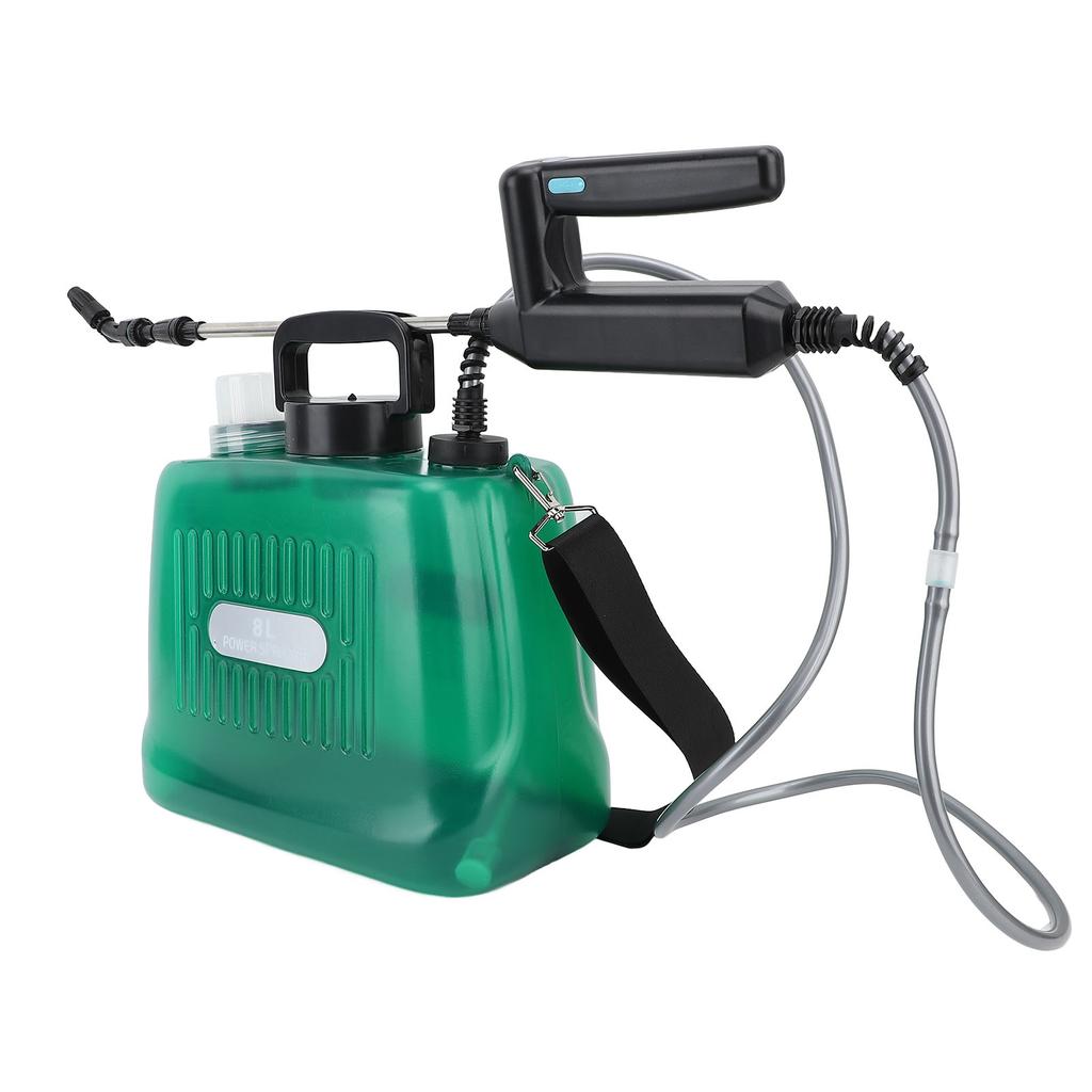 2,1 gallon batteridrevet sprøyte 2000 mAh batteri elektrisk sprøyte USB oppladbar bærbar hage