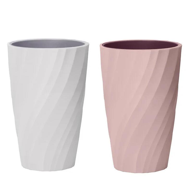 A Double-layer Mouthwash Cup Simple and Durable Face Wash Cup Creative Couple Toothbrush Cup Home Bathroom Accessory