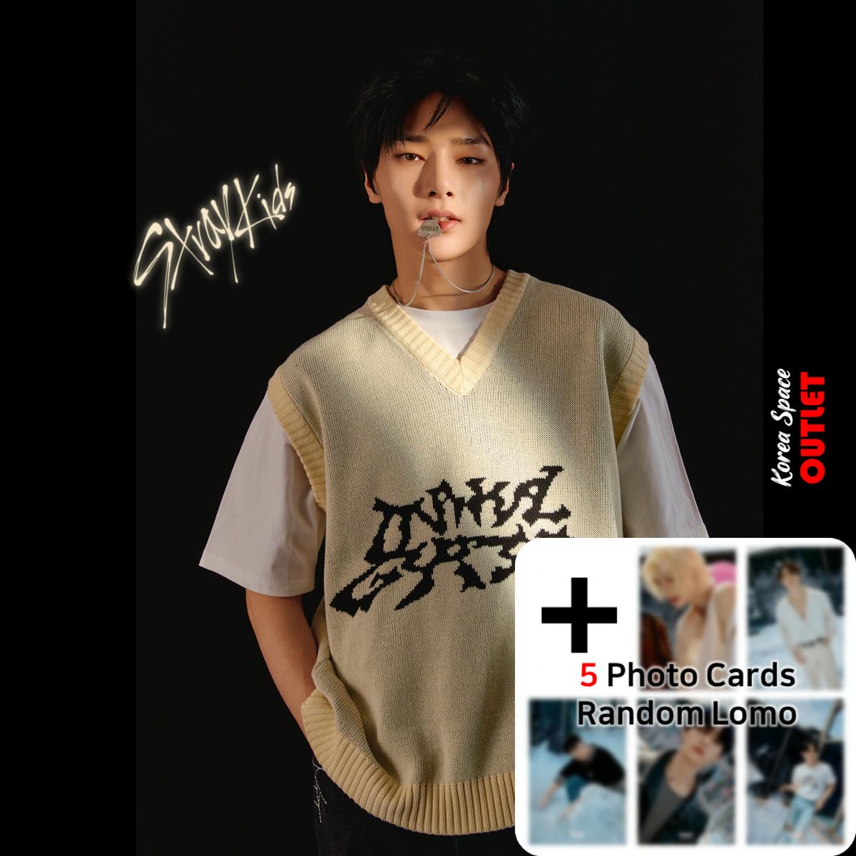 

[Stray Kids] Stray Kids и Mahagrid Collaboration, вязаный жилет TRIBAL LOGO КОРИЧНЕВЫЙ L