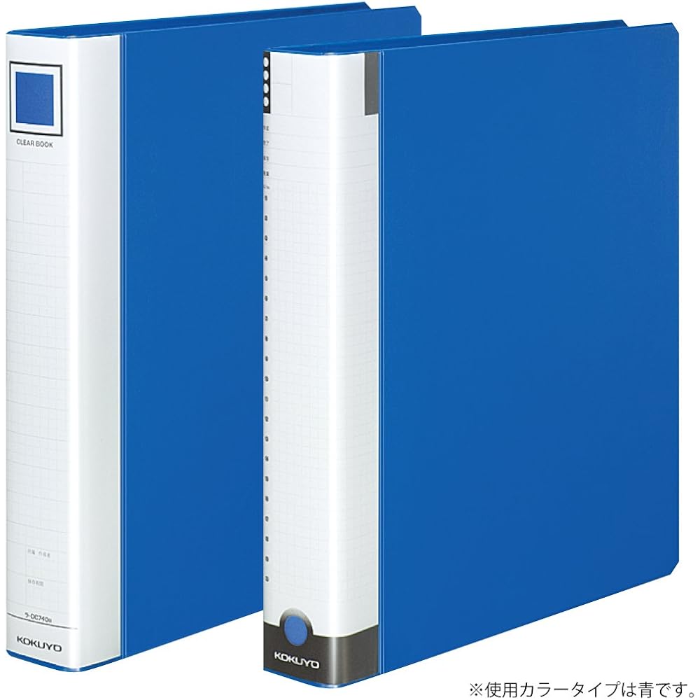 Kokuyo File Clear File Tough Body A4 Blue LA-J730B