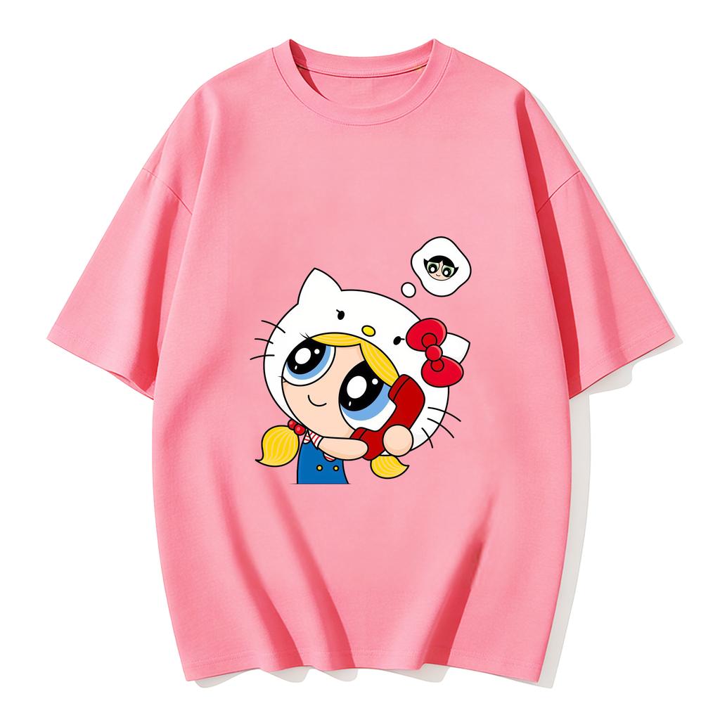 2026 Girls Super Powerful Blouse Training Streetwear Tshirts Womens Tee Highquality Fitness Family Matching Outfits Summer Top