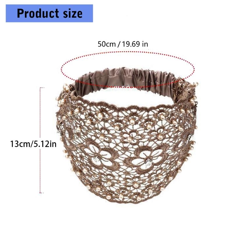 Stylish Lace Hairband With Comfortable Elastic Band Lightweight Design Headband Ideal For Fashion Accessories