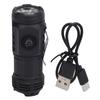 Durable Mini LED Flashlight Multiple Modes Super Bright Rechargeable Flashlight Three-Eyed Flashlight Camping