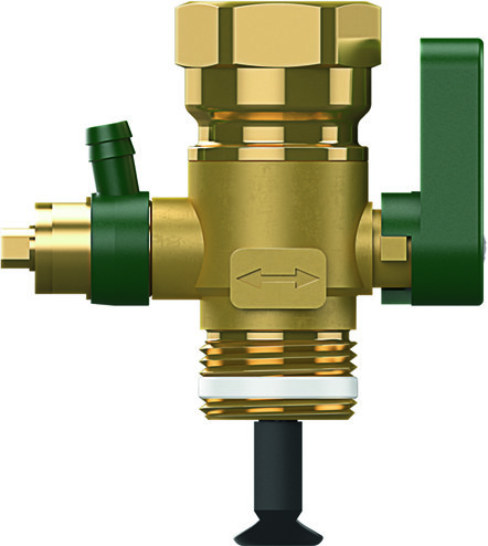 FLOWJET 3/4 flow, shut-off and drain fittings for domestic hot water tanks