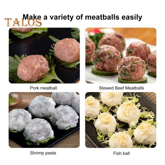 Mașină de fabricat chifteluțe din oțel inoxidabil 6/12 bile Mașină manuală de fabricare a chiftelelor de bucătărie extrudată presă pentru fabricarea de chifteluțe.