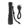 Glare Flashlight USB Rechargeable 1500lm Waterproof Aluminum Alloy for Walking Sea Fishing Mountaineering Camping