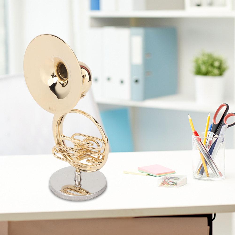 Miniature Model Ornament Mini Musical Instruments Craft Home Decoration