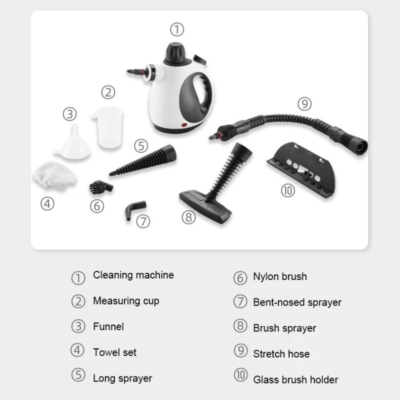 Multifunktions-Handdampfreiniger, Hochtemperatur-Dampfmaschine, geeignet für Auto/Haus