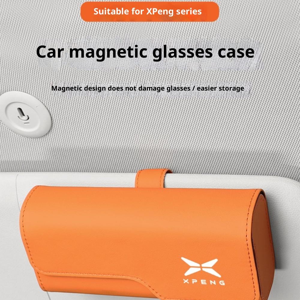 For Xpeng G6 M03 P7 MONA03 X9 G3 Car Sunglasses Case  Auto Sun Visor Eyeglasses Storage Clip