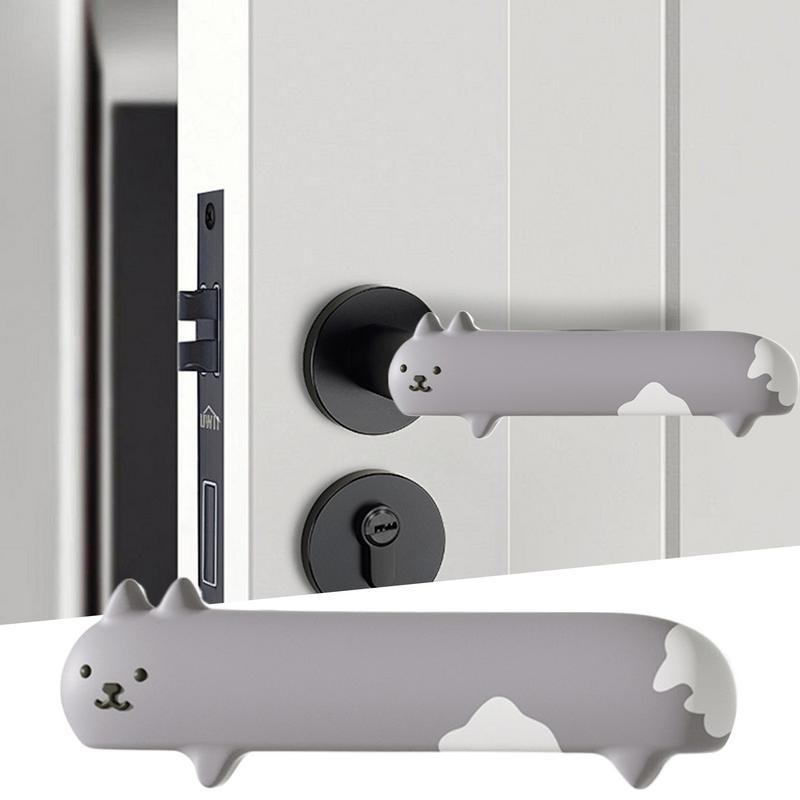 Türgriffabdeckung Türgriffgriff Antikollisions-Cartoon Weiches Schutzpolster Babysicherheitsausrüstung Für Hoy Days Und Winter Zuhause