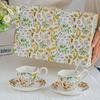 Jasmine Flower Coffee Cup & Saucer Gift Set