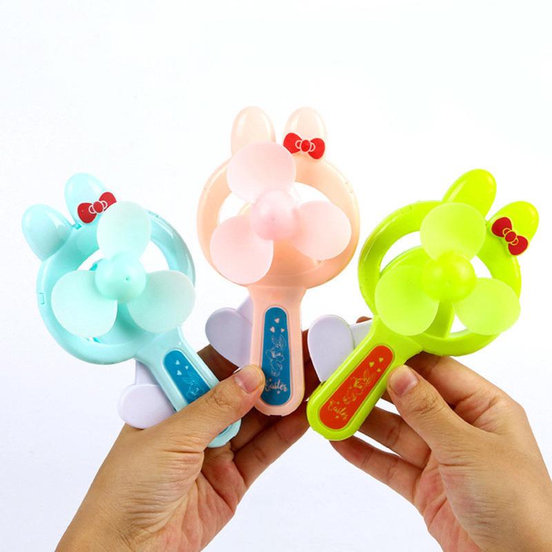 Portable Handhold Mini Fan with Cartoon Shape for Student