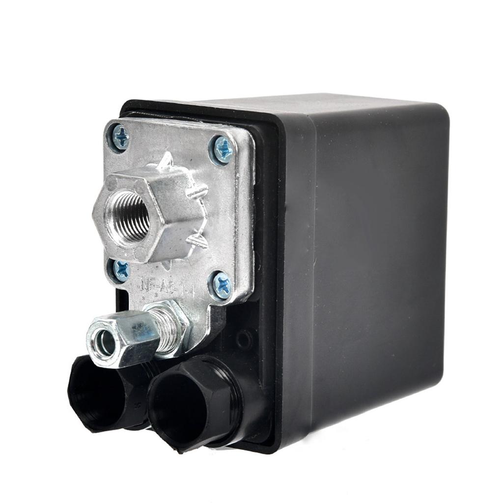 Automatic Air Compressor Pressure Device with Safety Feature and Strong Metal Frame Suitable for Production Applications