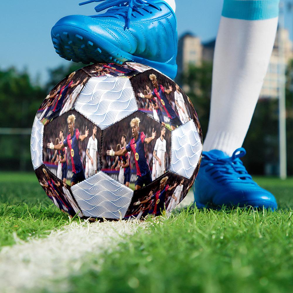 1pc World Cup football stars Football Soccer Ball Size 5 Indoor Soccer Ball Fashion Colorful Backyard Game -Great For Sports Fans Gift