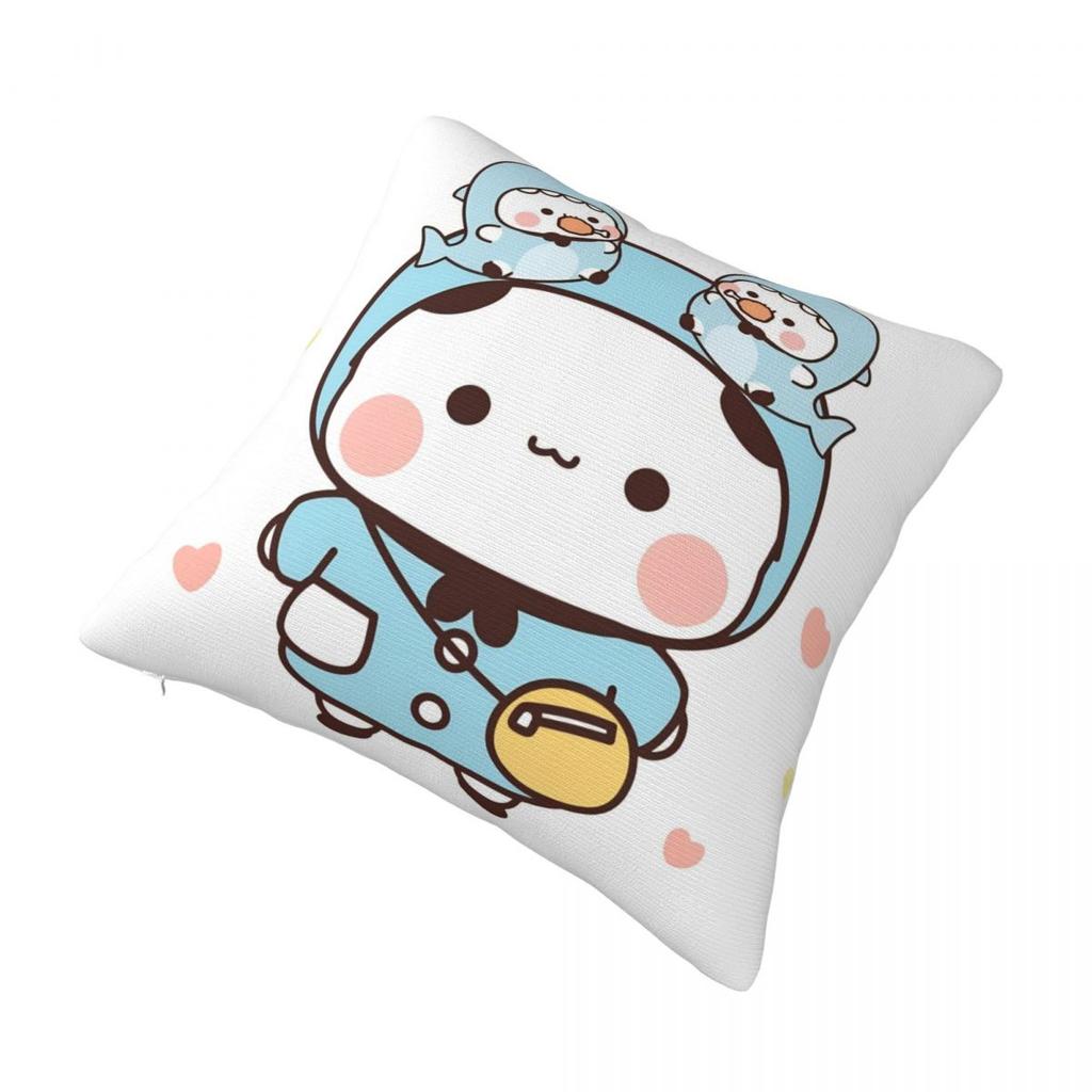 Cartoon Bubu Dudu Pillowcase Soft Polyester Cushion Cover Decoration Bear Cute Throw Pillow Case Cover Bedroom Square 18''