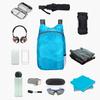 Outdoor Backpack Waterproof Foldable Lightweight Breathable Shoulder Strap Large Capacity Hiking Camping Trips Storage Bag