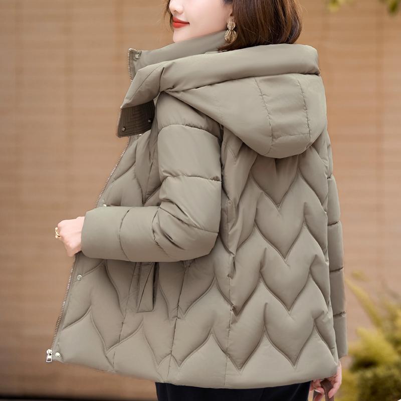 Dámské zimní kabáty s kapucí, ležérní, silné, teplé, krátké parky, dámské bundy