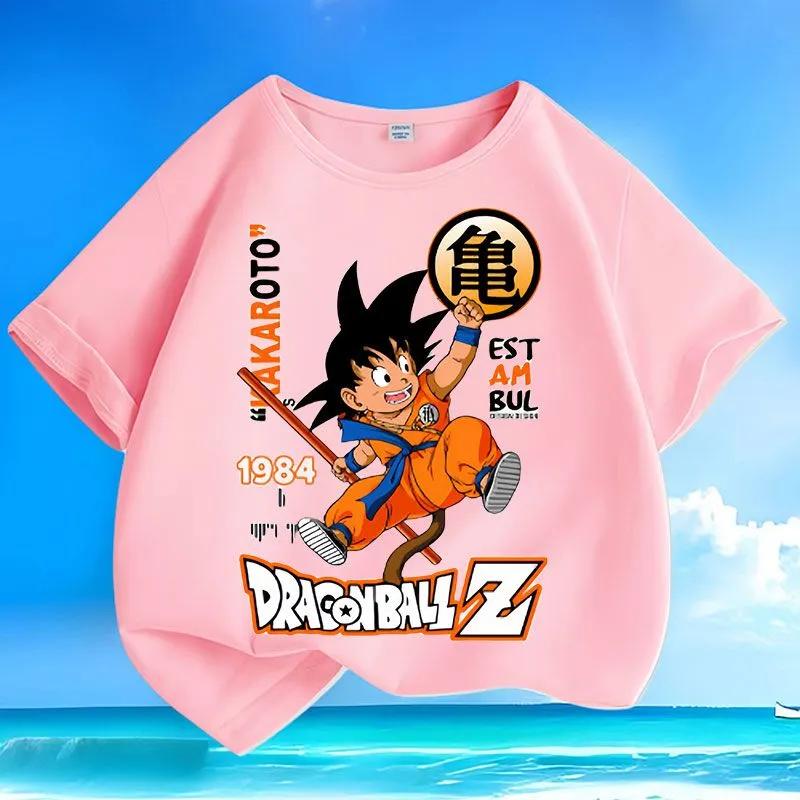 Summer new style Gokustyle childs shortsleeved tshirt made of pure cotton a casual top for leisure time