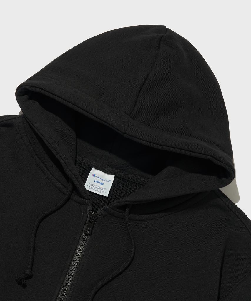 Champion C-Logo Zip-Up Hoodie Black