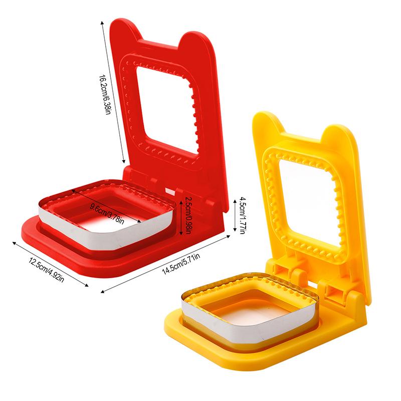 Sandwich Cutter And Sealer Stainless Steel Sandwich Cutting Maker DIY Bread Caking Baking Mold Cookie Cutter Kitchen Baking Tool