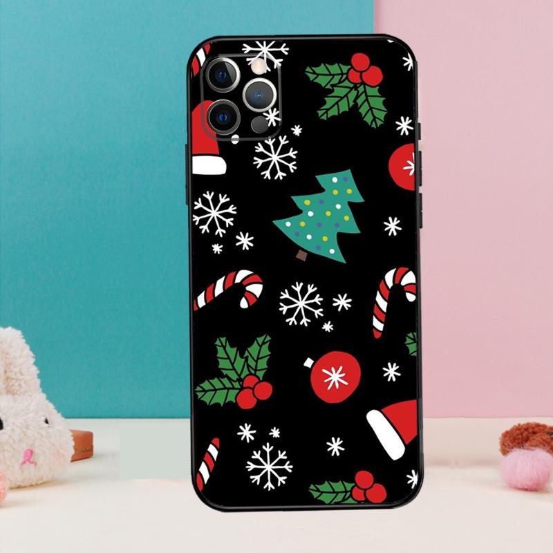 Christmas Snowflakes Phone Case For iPhone 17 Air 16 14 13 12 11 15 Pro Max 12 13 Mini 15 16 Plus 16e Cover Coque