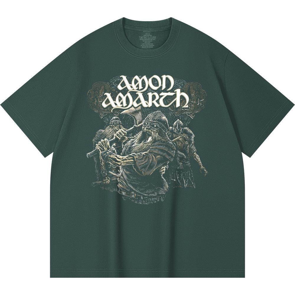 230 g/m² 100% Baumwolle Heavy Metal T-Shirt Rockband Beliebte Musik Druck Unisex Schweres Baumwoll-T-Shirt