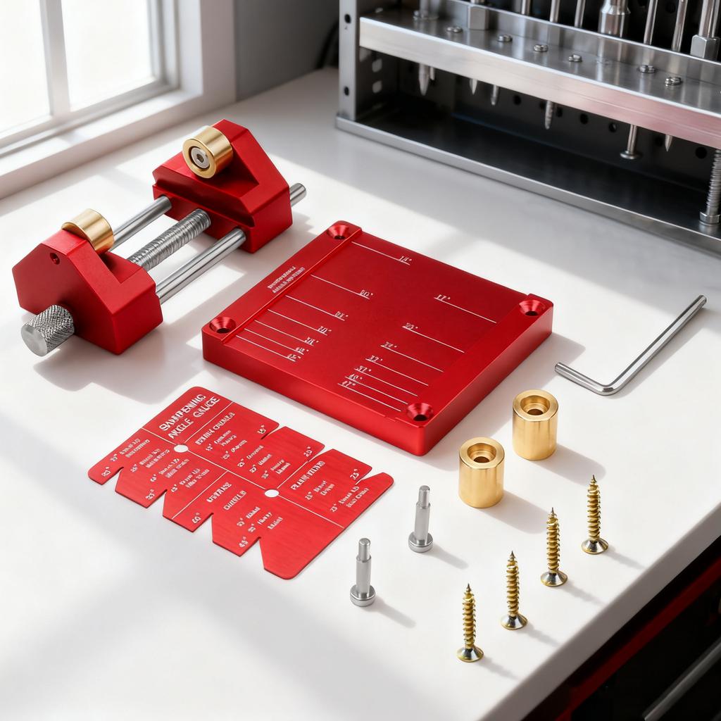 Chisel Sharpening Jig Kit 0-70mm Sharpening Range Honing Guide Tool Sharpening Holder Guide for Woodworking Chisels and Planes