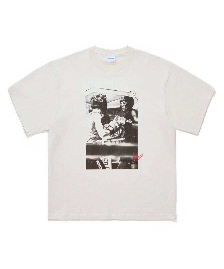 1993STUDIO Boxing Club Vintage Graphic T-Shirt_Cream