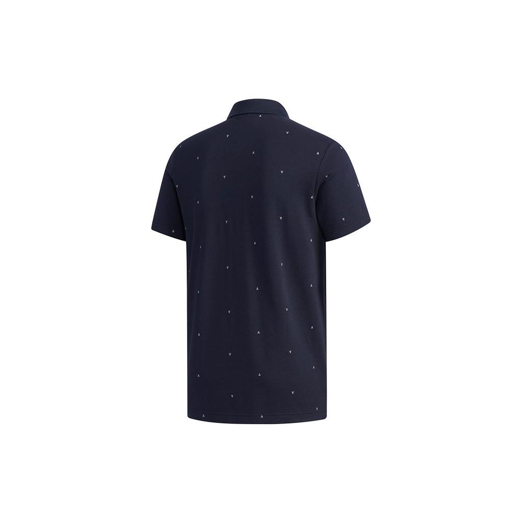 Adidas Ai Aop Casual Sport Breathable Short Sleeve Polo Shirt Men Tops Navy-Blue DY8707