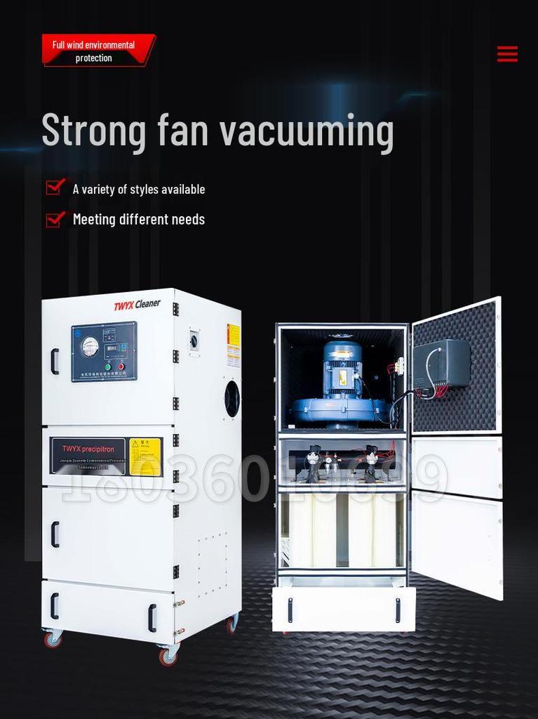 2200W Anti-Static Graphite Vacuum Cleaner with Lithium Battery & Dust Explosion-Proof Pulse Back-Blowing Dust Collector